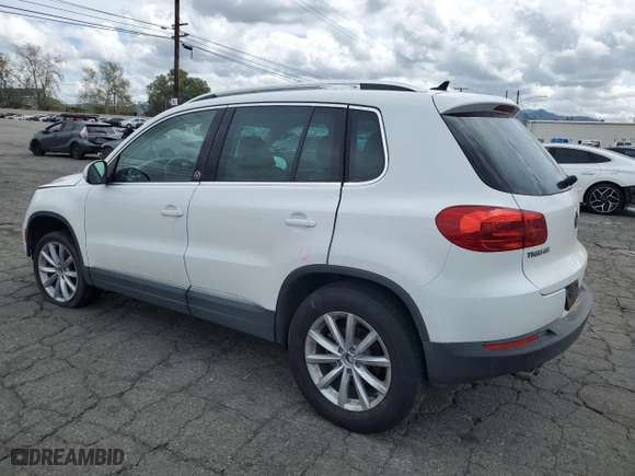 2017 Volkswagen Tiguan Wolfsburg Edition with VIN WVGSV7AX0HK014796, listed as a Copart auction lot 51113015 with 51,592 mi miles and Salvage Title. Bid and sale history available at carsss.com. Image 2.