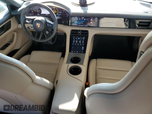 2022 Porsche Taycan 4 with VIN WP0BA2Y13NSA67673, listed as a Copart auction lot 52858563 with 10,690 mi miles and . Bid and sale history available at DreamBid. Image 8.