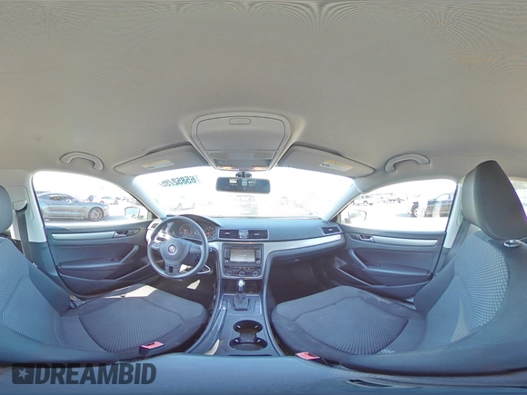 2015 Volkswagen Passat S with VIN 1VWAT7A30FC074164, listed as a Copart auction lot 65852795 with 84,384 mi miles and Salvage title. Bid and sale history available at DreamBid. Image 14.