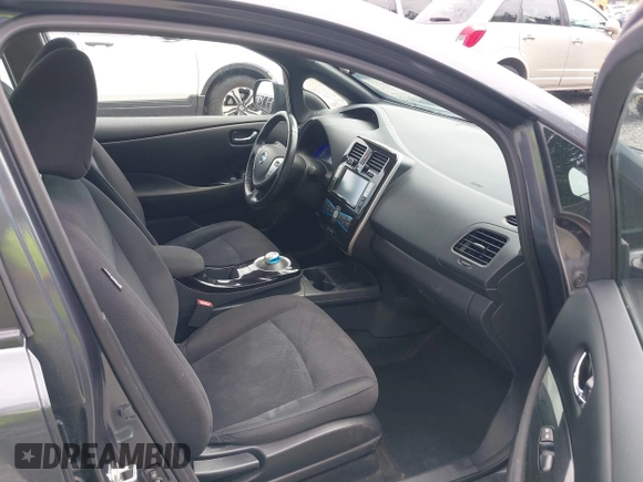 2013 Nissan LEAF SL with VIN 1N4AZ0CP9DC408137, listed as a IAAI auction lot 42517495 with 53,237 mi miles and . Bid and sale history available at DreamBid. Image 5.
