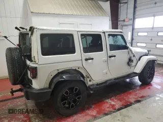 2017 Jeep Wrangler Unlimited 75th Anniversary with VIN 1C4BJWEG4HL675312, listed as a Copart auction lot 43602725 with 99,952 mi miles and Salvage title. Bid and sale history available at DreamBid. Image 3.