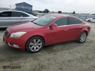 2012 Buick Regal Turbo Premium 1 with VIN 2G4GS5EV4C9202713, listed as a Copart auction lot 49727805 with 146,393 mi miles and Salvage Title. Bid and sale history available at carsss.com. Image 1.