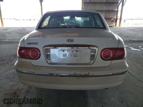 2006 Kia Amanti z VIN KNALD124065108683, wystawiony jako Copart lot #43655865 z przebiegiem 184 832 mil mil oraz Szkoda całkowita • Salvage title. Historia ofert i sprzedaży dostępna na DreamBid. Obrazek 6.