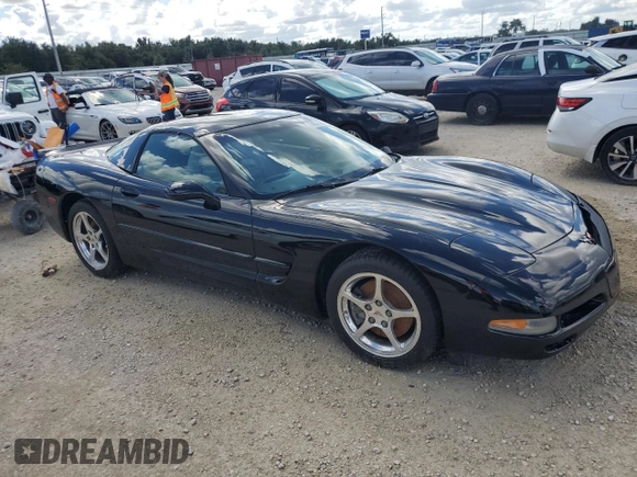2002 Chevrolet Corvette with VIN 1G1YY22G225121306, listed as a Copart auction lot 74079384 with Not Provided miles and Salvage Title. Bid and sale history available at carsss.com. Image 4.