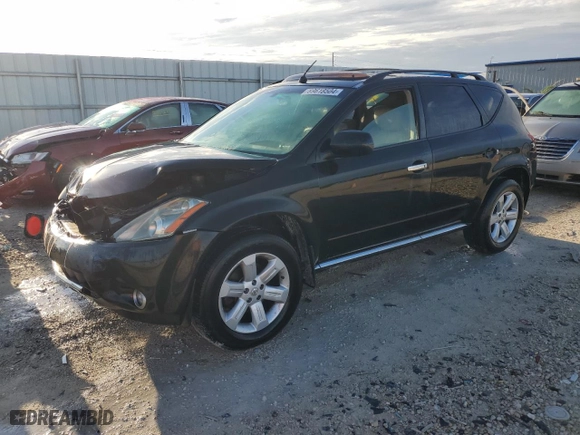 2007 Nissan Murano SL with VIN JN8AZ08TX7W505404, listed as a Copart auction lot 69618504 with 152,292 mi miles and Non Repairable. Bid and sale history available at carsss.com. Image 1.