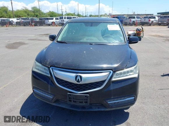 2016 Acura MDX with VIN 5FRYD3H2XGB019308, listed as a IAAI auction lot 41914816 with 1 mi miles. Bid and sale history available at carsss.com. Image 12.