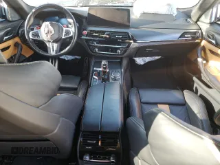 2021 BMW M5 with VIN WBS83CH06MCG40567, listed as a Copart auction lot 87288054 with 0 mi miles and Salvage Title. Bid and sale history available at carsss.com. Image 8.