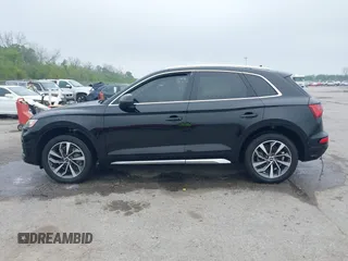 2021 Audi Q5 Premium Plus with VIN WA1BAAFY3M2013760, listed as a IAAI auction lot 41904740 with 64,829 mi miles and . Bid and sale history available at DreamBid. Image 14.