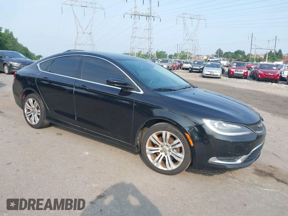 2015 Chrysler 200 Limited with VIN 1C3CCCAB9FN558368, listed as a IAAI auction lot 42510623 with 105,458 mi miles and . Bid and sale history available at DreamBid. Image 1.