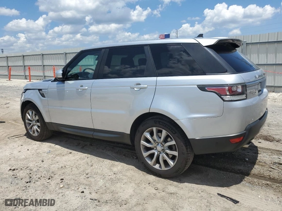 2015 Land Rover Range Rover Sport HSE with VIN SALWR2VF0FA540033, listed as a Copart auction lot 63036584 with 76,018 mi miles and Salvage Title. Bid and sale history available at carsss.com. Image 2.