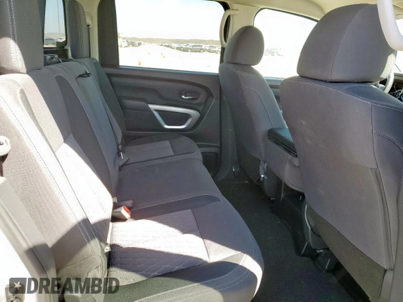 2024 Nissan Titan SV with VIN 1N6AA1ECXRN112621, listed as a Copart auction lot 47755875 with 9,298 mi miles and Salvage title. Bid and sale history available at DreamBid. Image 10.
