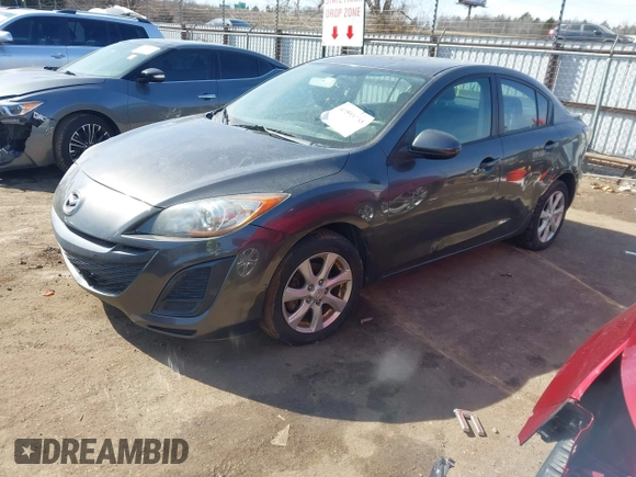 2010 Mazda 3 i Sport with VIN JM1BL1SF9A1251621, listed as a IAAI auction lot 41593733 with 217,759 mi miles and . Bid and sale history available at carsss.com. Image 2.