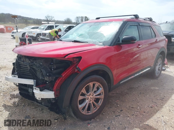2021 Ford Explorer Limited with VIN 1FMSK8FH1MGC15667, listed as a IAAI auction lot 41812336 with 47,185 mi miles. Bid and sale history available at carsss.com. Image 18.