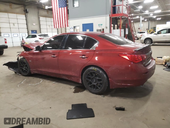 2016 Infiniti Q50 3.0t Premium with VIN JN1EV7ARXGM344387, listed as a Copart auction lot 43979475 with 103,539 mi miles and Salvage Title. Bid and sale history available at carsss.com. Image 2.