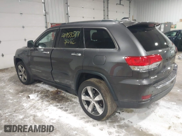2016 Jeep Grand Cherokee Limited 75th Anniversary with VIN 1C4RJFBG3GC311089, listed as a IAAI auction lot 41953517 with 127,720 mi miles and . Bid and sale history available at DreamBid. Image 3.