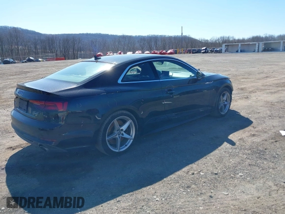 2019 Audi A5 Premium Plus with VIN WAUTNAF54KA026957, listed as a IAAI auction lot 41744015 with 94,506 mi miles and . Bid and sale history available at DreamBid. Image 4.