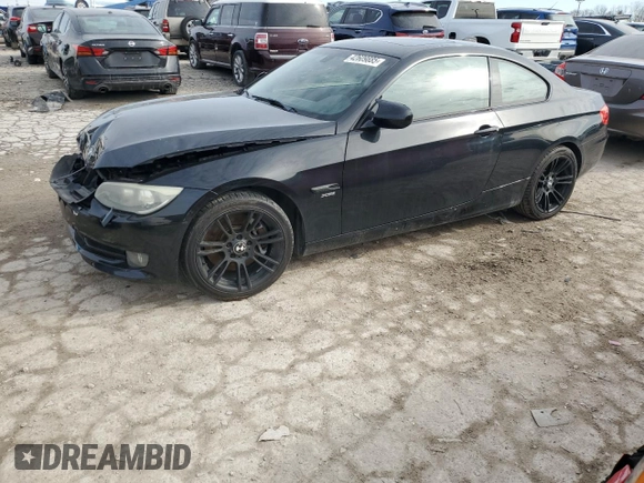 2011 BMW 3 Series 335i xDrive with VIN WBAKF9C57BE262166, listed as a Copart auction lot 42609885 with 119,831 mi miles and Salvage Title. Bid and sale history available at carsss.com. Image 1.