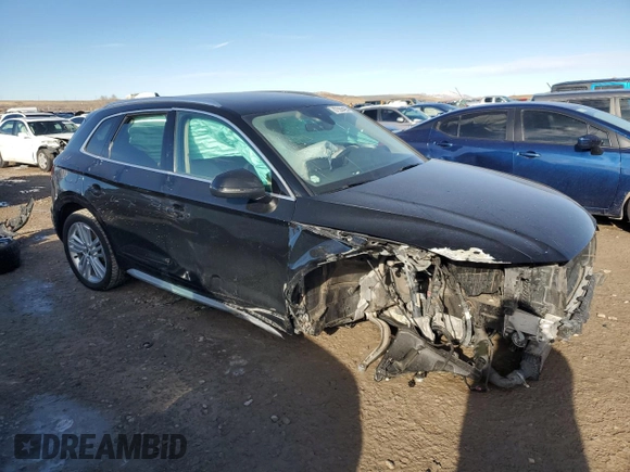 2018 Audi Q5 Premium Plus with VIN WA1BNAFY5J2076813, listed as a Copart auction lot 87555425 with 0 mi miles and Salvage Title. Bid and sale history available at carsss.com. Image 4.
