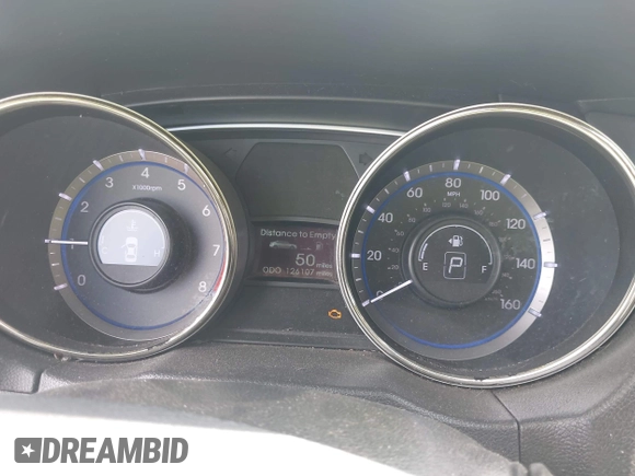 2013 Hyundai Sonata GLS with VIN 5NPEB4AC0DH566457, listed as a IAAI auction lot 42230391 with 126,107 mi miles and . Bid and sale history available at carsss.com. Image 7.