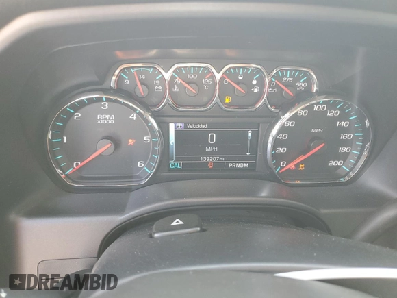 2016 Chevrolet Silverado 1500 with VIN 3GCUK9EC2GG243754, listed as a Copart auction lot 65798744 with 139,207 mi miles and Salvage Title. Bid and sale history available at DreamBid. Image 9.