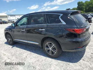 2019 Infiniti QX60 Luxe with VIN 5N1DL0MM7KC558754, listed as a Copart auction lot 58297695 with 83,375 mi miles and Salvage title. Bid and sale history available at DreamBid. Image 2.