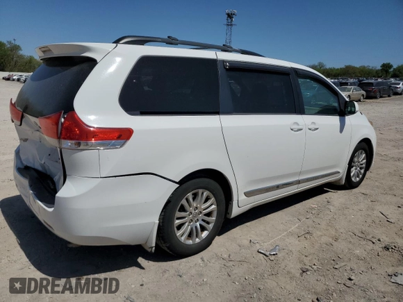 2013 Toyota Sienna XLE AAS with VIN 5TDYK3DC1DS368452, listed as a Copart auction lot 52638715 with 163,254 mi miles and Salvage Title. Bid and sale history available at carsss.com. Image 3.
