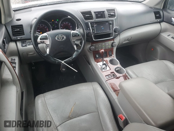 2013 Toyota Highlander Limited with VIN 5TDDK3EH2DS259524, listed as a Copart auction lot 55271195 with 191,134 mi miles and Salvage title. Bid and sale history available at DreamBid. Image 8.