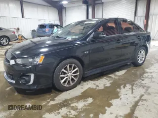 2016 Mitsubishi Lancer ES with VIN JA32U2FU9GU005542, listed as a Copart auction lot 61609305 with 93,837 mi miles and Salvage title. Bid and sale history available at DreamBid. Image 1.
