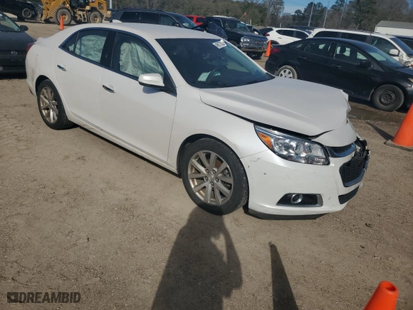 2015 Chevrolet Malibu LTZ with VIN 1G11F5SL5FF265485, listed as a Copart auction lot 46677085 with 98,088 mi miles and Salvage Title. Bid and sale history available at carsss.com. Image 4.