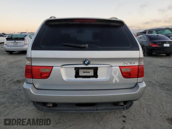 2002 BMW X5 3.0i with VIN 5UXFA535X2LP50341, listed as a Copart auction lot 73180214 with 0 mi miles and Salvage Title. Bid and sale history available at carsss.com. Image 6.