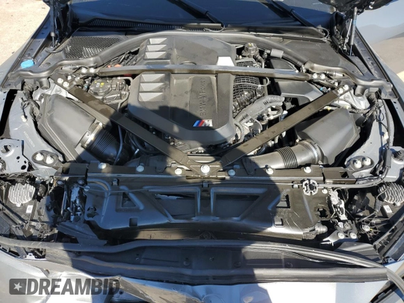 2024 BMW M4 Competition xDrive with VIN WBS33BA01RCP06011, listed as a Copart auction lot 75655344 with Not provided miles and Salvage title. Bid and sale history available at DreamBid. Image 11.