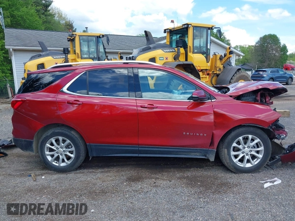 2018 Chevrolet Equinox LT z VIN 2GNAXSEV1J6229741, wystawiony jako IAAI lot #42176955 z przebiegiem 127 094 mil mil oraz . Historia ofert i sprzedaży dostępna na DreamBid. Obrazek 14.