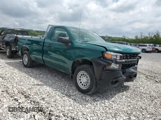2020 Chevrolet Silverado 1500 Work Truck with VIN 3GCNWAEH5LG318446, listed as a Copart auction lot 50405145 with 31,438 mi miles and Salvage Title. Bid and sale history available at DreamBid. Image 4.