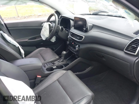 2021 Hyundai Tucson Ultimate with VIN KM8J3CAL2MU320419, listed as a IAAI auction lot 42116859 with 34,172 mi miles and . Bid and sale history available at DreamBid. Image 5.