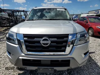 2021 Nissan Armada Platinum with VIN JN8AY2DB5M9791328, listed as a Copart auction lot 61401934 with 30,117 mi miles and Salvage Title. Bid and sale history available at carsss.com. Image 5.