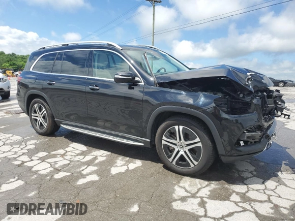 2020 Mercedes-Benz GLS 450 with VIN 4JGFF5KE7LA183941, listed as a Copart auction lot 57597715 with 68,978 mi miles and Salvage title. Bid and sale history available at DreamBid. Image 4.