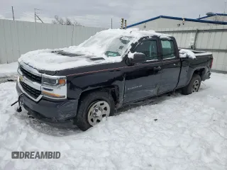 2017 Chevrolet Silverado 1500 Work Truck with VIN 1GCVKNEH1HZ285195, listed as a Copart auction lot 43771695 with 129,135 mi miles and Salvage Title. Bid and sale history available at carsss.com. Image 1.