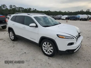 2017 Jeep Cherokee Limited with VIN 1C4PJLDB3HW540458, listed as a Copart auction lot 54938355 with 91,121 mi miles and Clean title. Bid and sale history available at DreamBid. Image 4.
