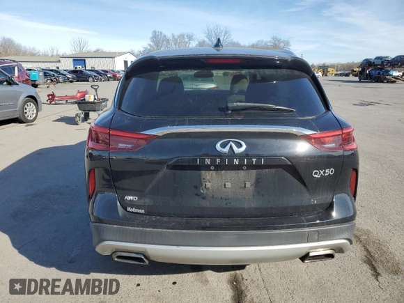 2019 Infiniti QX50 Luxe z VIN 3PCAJ5M34KF135795, wystawiony jako Copart lot #87829515 z przebiegiem 60 202 mil mil oraz Szkoda całkowita • Salvage title. Historia ofert i sprzedaży dostępna na DreamBid. Obrazek 6.