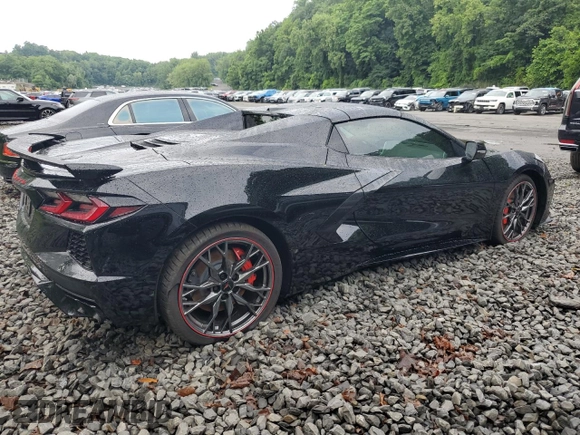 2025 Chevrolet Corvette 3LT with VIN 1G1YC3D48S5103111, listed as a Copart auction lot 63459825 with 1,499 mi miles and Salvage title. Bid and sale history available at DreamBid. Image 3.