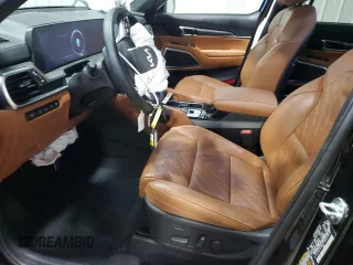2024 Kia Telluride SX Prestige X-Pro with VIN 5XYP5DGC1RG498689, listed as a Copart auction lot 56469975 with 21,452 mi miles and Salvage title. Bid and sale history available at DreamBid. Image 7.