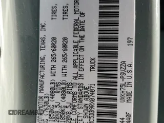 2024 Toyota Tundra 1794 Edition z VIN 5TFMC5DB9RX074071, wystawiony jako Copart lot #83177584 z przebiegiem Nie podano mil oraz Szkoda całkowita • Salvage title. Historia ofert i sprzedaży dostępna na DreamBid. Obrazek 14.