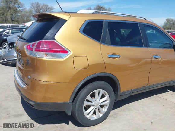 2015 Nissan Rogue S with VIN KNMAT2MT6FP510526, listed as a IAAI auction lot 41779947 with 99,132 mi miles. Bid and sale history available at carsss.com. Image 19.