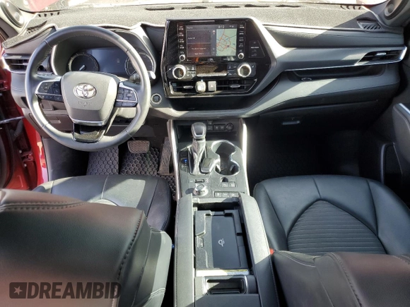 2021 Toyota Highlander XSE with VIN 5TDJZRBH0MS119686, listed as a Copart auction lot 56765235 with 82,324 mi miles and Salvage title. Bid and sale history available at DreamBid. Image 8.