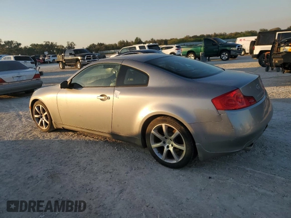 2006 Infiniti G35 Coupe with VIN JNKCV54E56M709136, listed as a Copart auction lot 83670934 with 0 mi miles and Non Repairable. Bid and sale history available at carsss.com. Image 2.