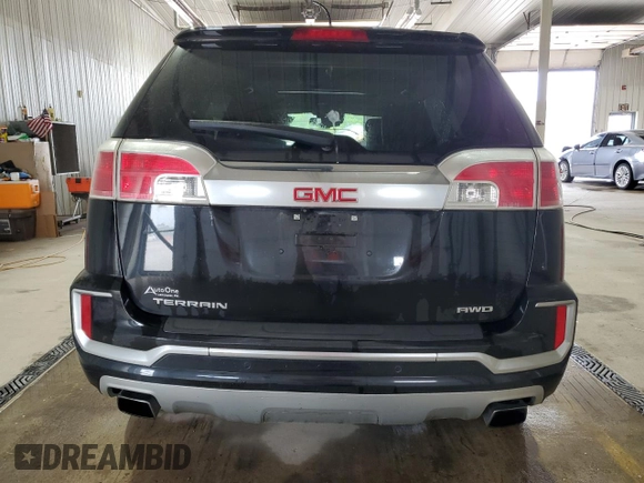 2017 GMC Terrain Denali with VIN 2GKFLVE37H6210717, listed as a Copart auction lot 56666415 with 131,388 mi miles and Salvage title. Bid and sale history available at DreamBid. Image 6.