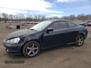 2003 Acura RSX with VIN JH4DC54863C017053, listed as a Copart auction lot 51205435 with 153,722 mi miles and Salvage Title. Bid and sale history available at carsss.com. Image 1.