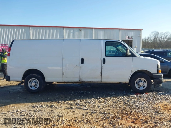 2017 Chevrolet Express Cargo Van with VIN 1GCWGBFF0H1109366, listed as a IAAI auction lot 41494549 with 181,398 mi miles. Bid and sale history available at carsss.com. Image 13.