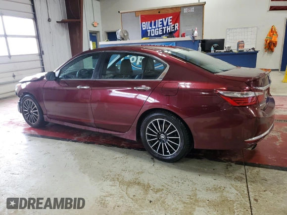 2016 Honda Accord Sport с VIN 1HGCR2F57GA147049, выставлен на аукционе Copart как лот 54896435 с пробегом 59 573 миль миль и Списание • Salvage title. История ставок и продаж доступна на DreamBid. Изображение 2.