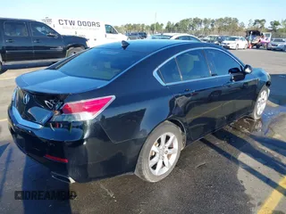 2012 Acura TL Tech Auto with VIN 19UUA8F5XCA007182, listed as a IAAI auction lot 41877378 with 196,455 mi miles. Bid and sale history available at carsss.com. Image 4.